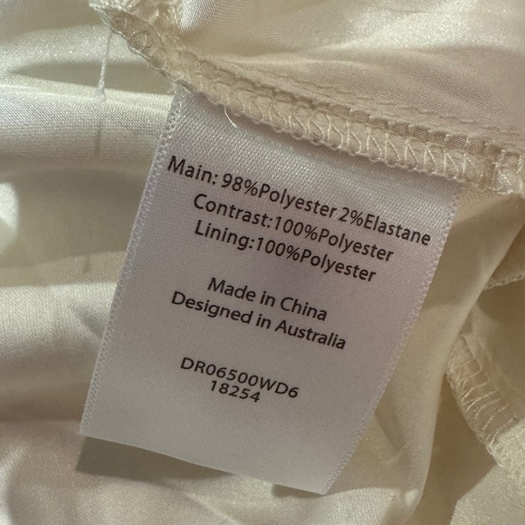 MESHKI Leila Satin Corset Maxi Dress XXL sexy wedding Bridal off White SEE - Picture 8 of 12